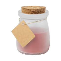 Corscent red  candle, strawberry 