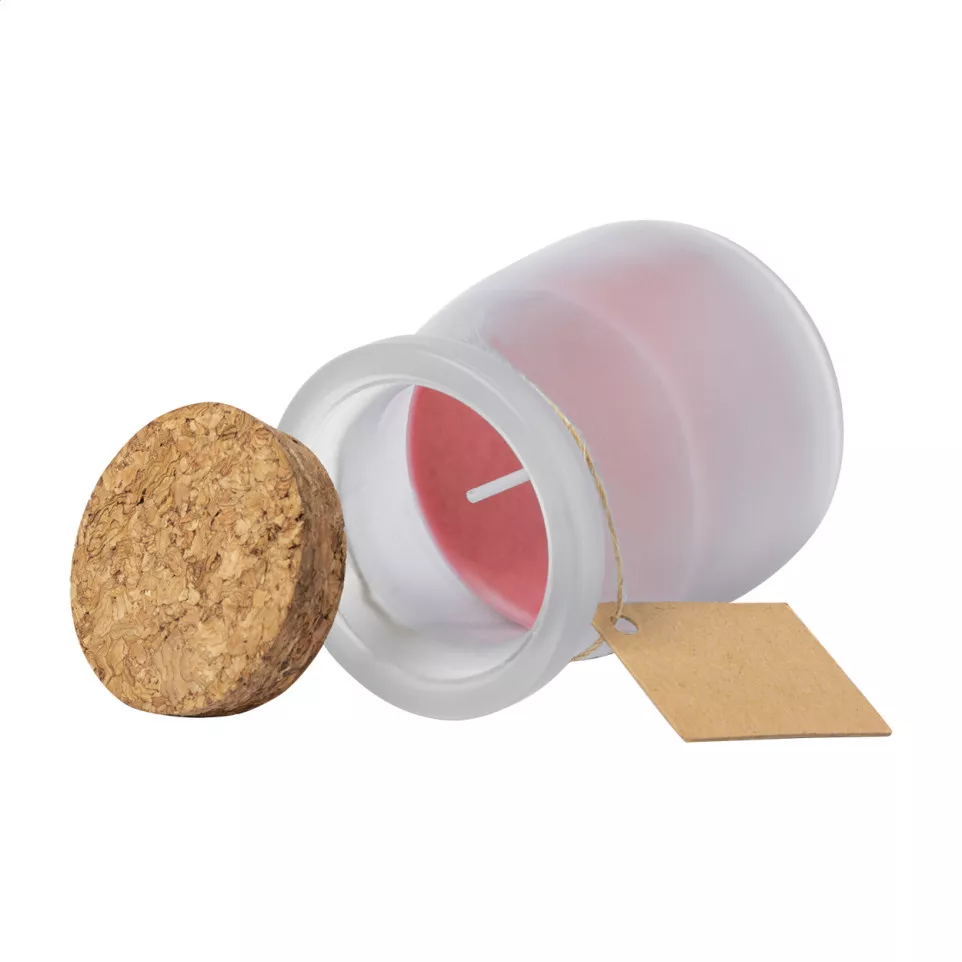 Corscent red  candle, strawberry 