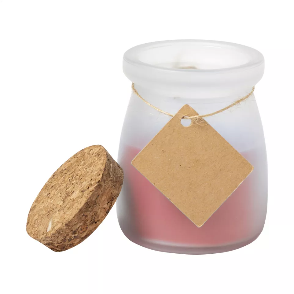 Corscent rouge  bougie, fraise 