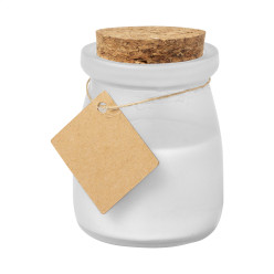 Corscent white  candle, vanilla 