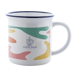 Woodstock Subo bleu blanc mug vintage 