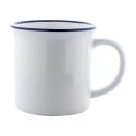 Woodstock Subo blue white vintage sublimation mug 