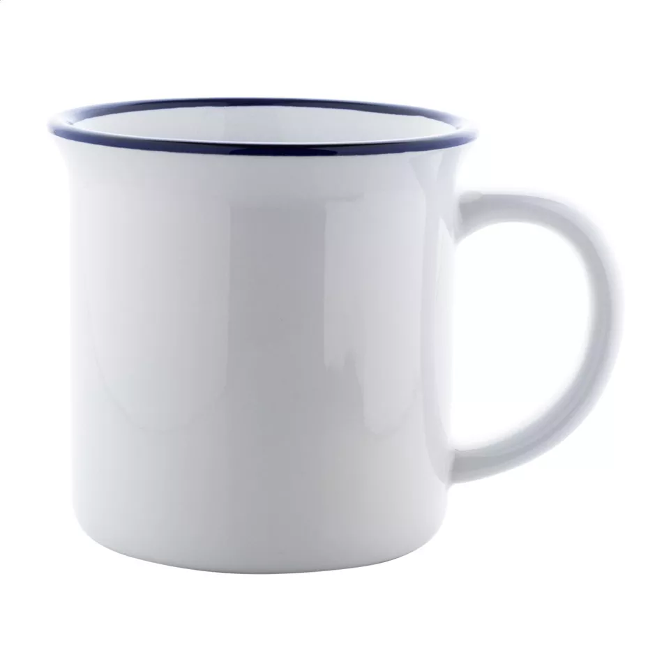 Woodstock Subo bleu blanc mug vintage 