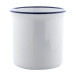 Woodstock Subo blauw wit retro sublimatie mok 