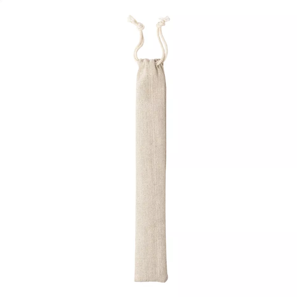 SteelSip silver  straw set 