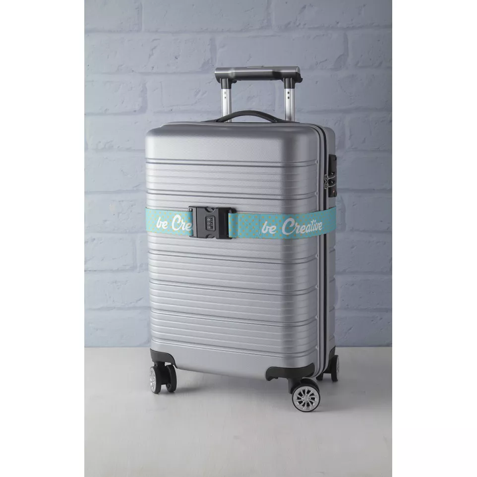 Terminal II white  custom luggage belt 