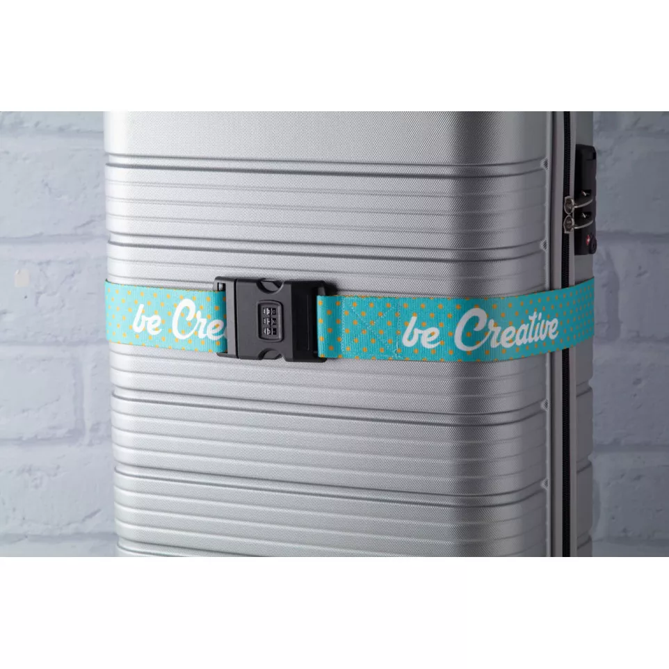 Terminal II white  custom luggage belt 