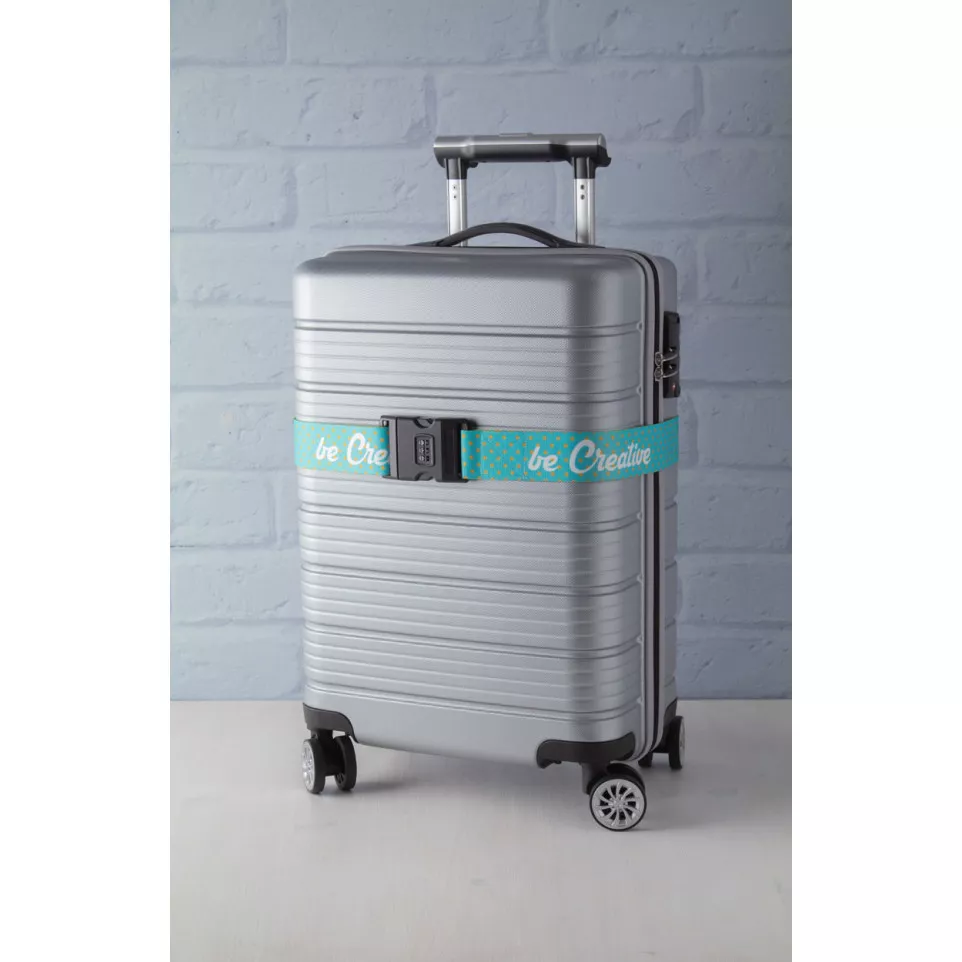 Terminal II white  custom luggage belt 