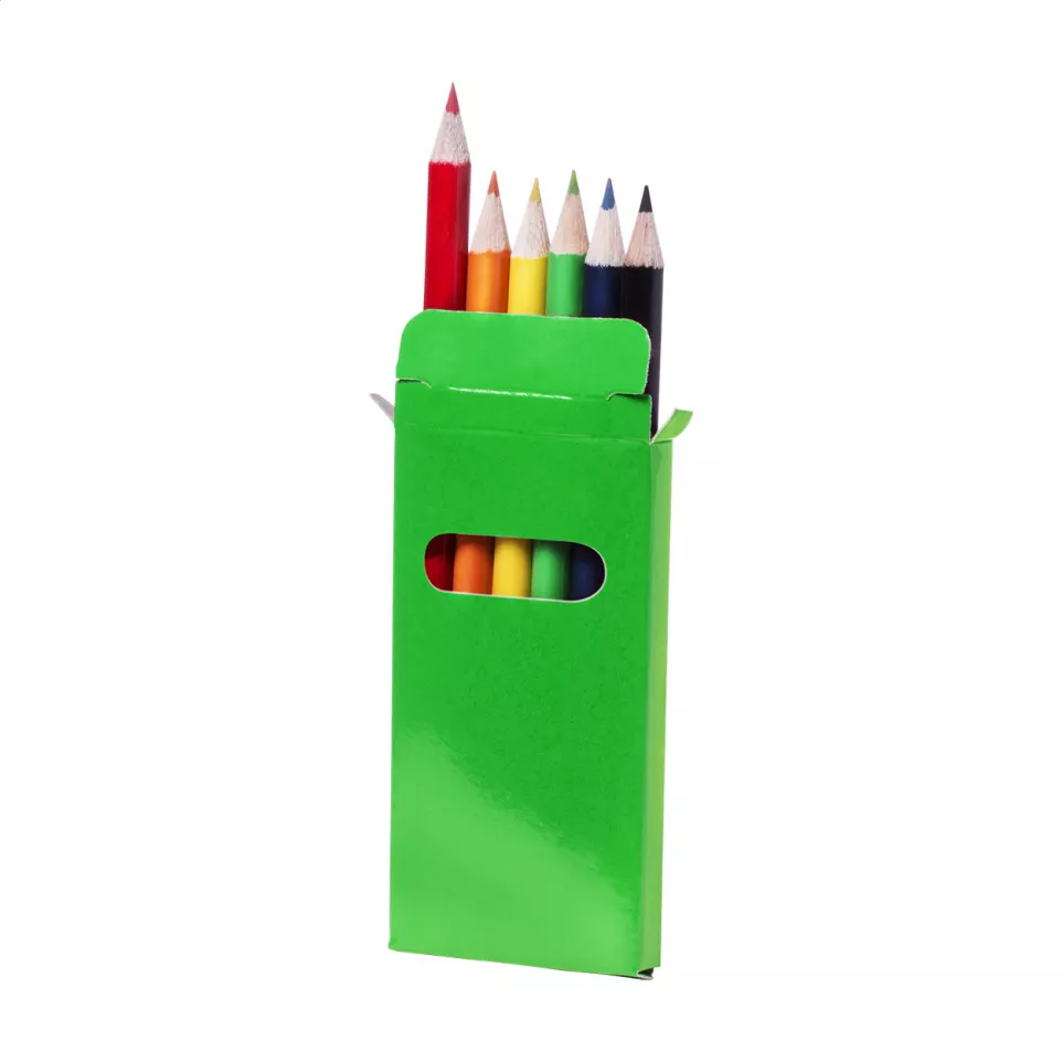 Lionni vert  set de 6 crayons 