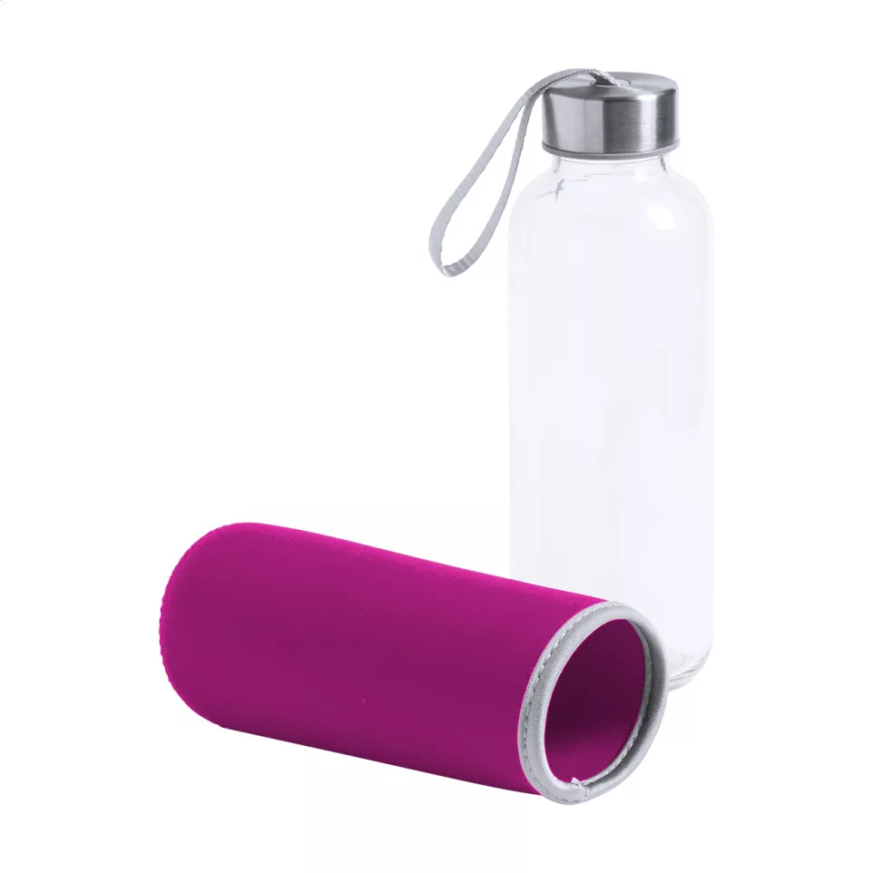Ganga fuchsia  Bouteille en verre 
