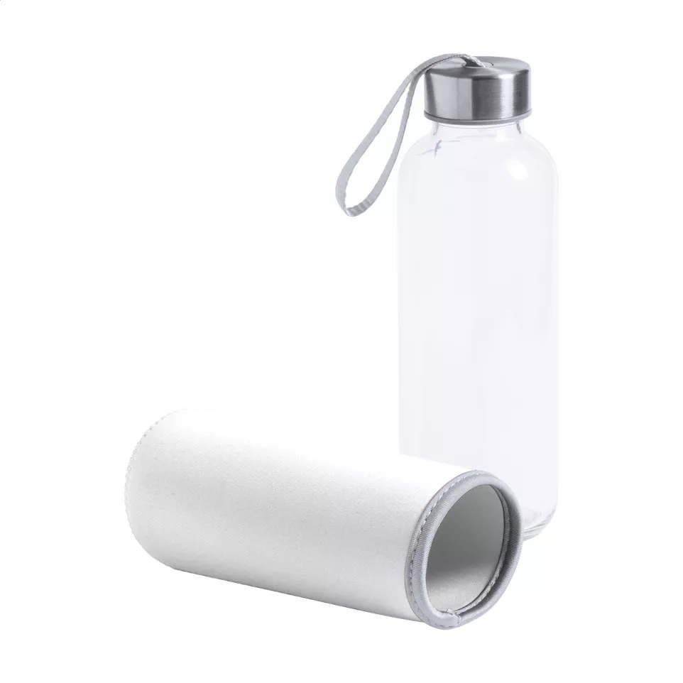 Ganga wit  glazen fles 