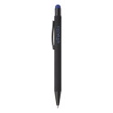 Pearly blauw zwart balpen 