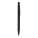 Pearly blauw zwart balpen 