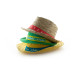 Flocke rouge  bandeaux pour chapeaux 