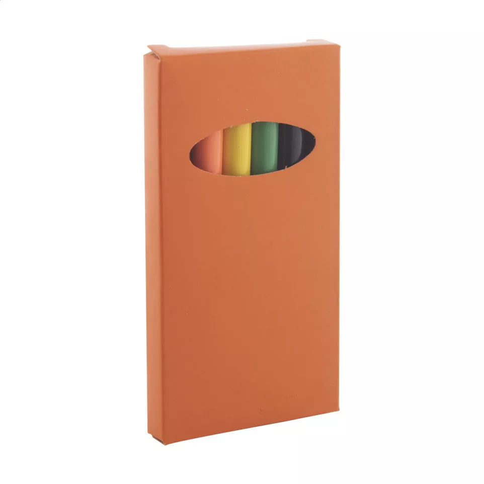 Lionni oranje  6 delige potloden set 