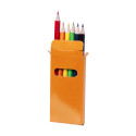 Lionni oranje  6 delige potloden set 