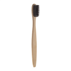 Boohoo Mini noir naturelle brosse à dents en bambou pour enfants 