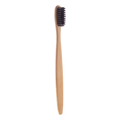 Boohoo noir naturelle brosse à dents en bambou 