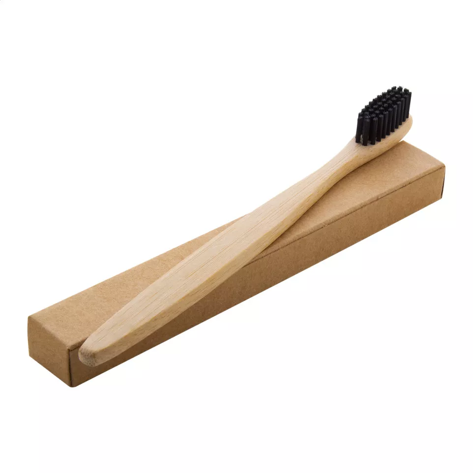 Boohoo black natural bamboo toothbrush 