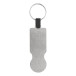 SteelCart silver  trolley coin keyring 