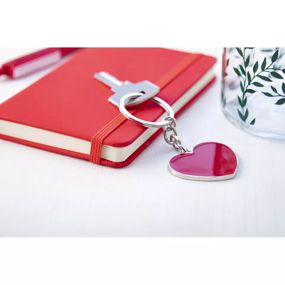 Valentine red  keyring 