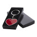Valentine red  keyring 