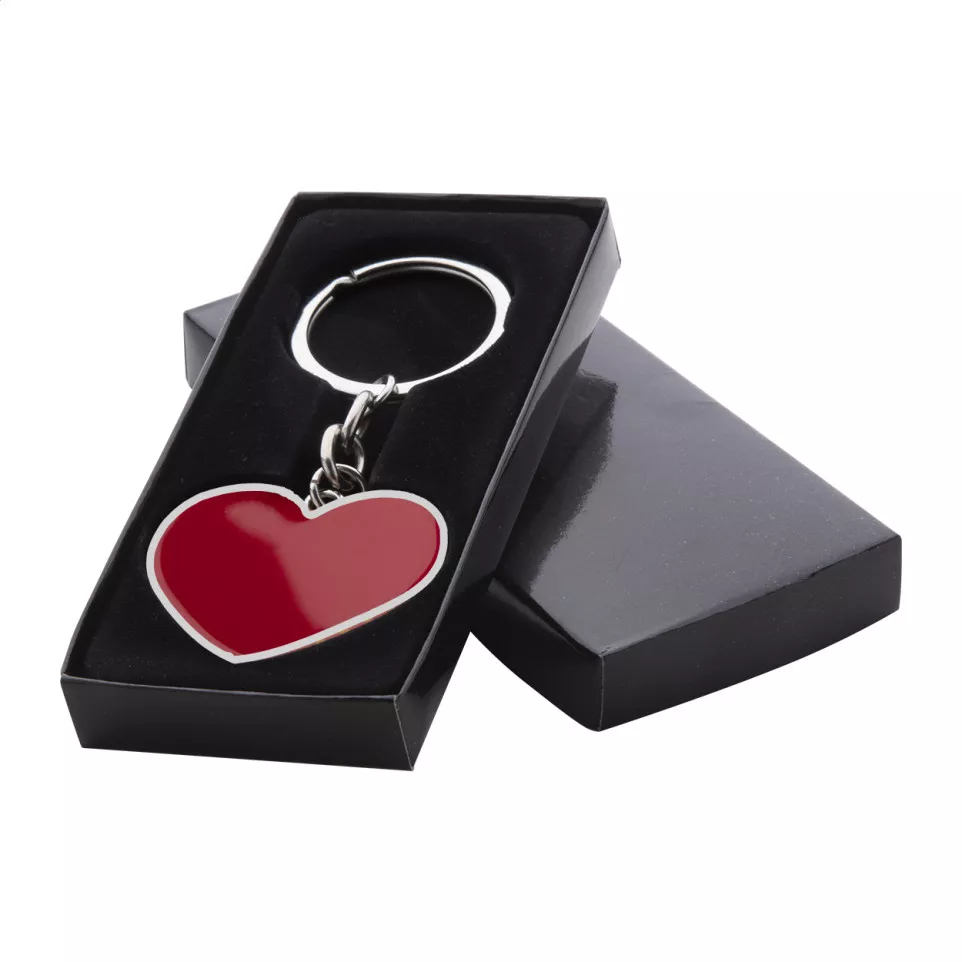 Valentine red  keyring 