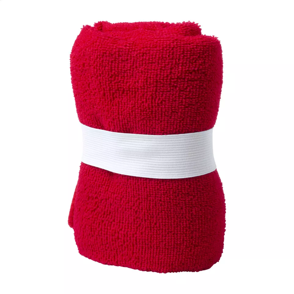 Athletic red  towel 