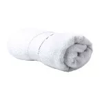 Athletic white  towel 