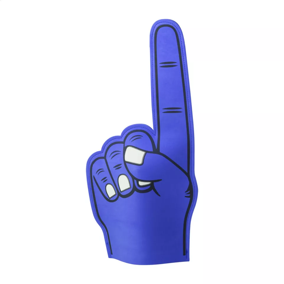 Fanly bleu  main de mousse 