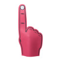 Fanly red  cheering hand 