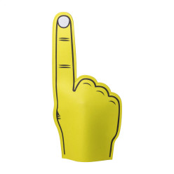 Fanly yellow  cheering hand 