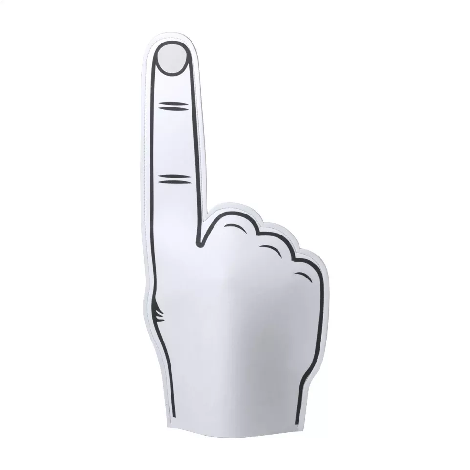 Fanly white  cheering hand 