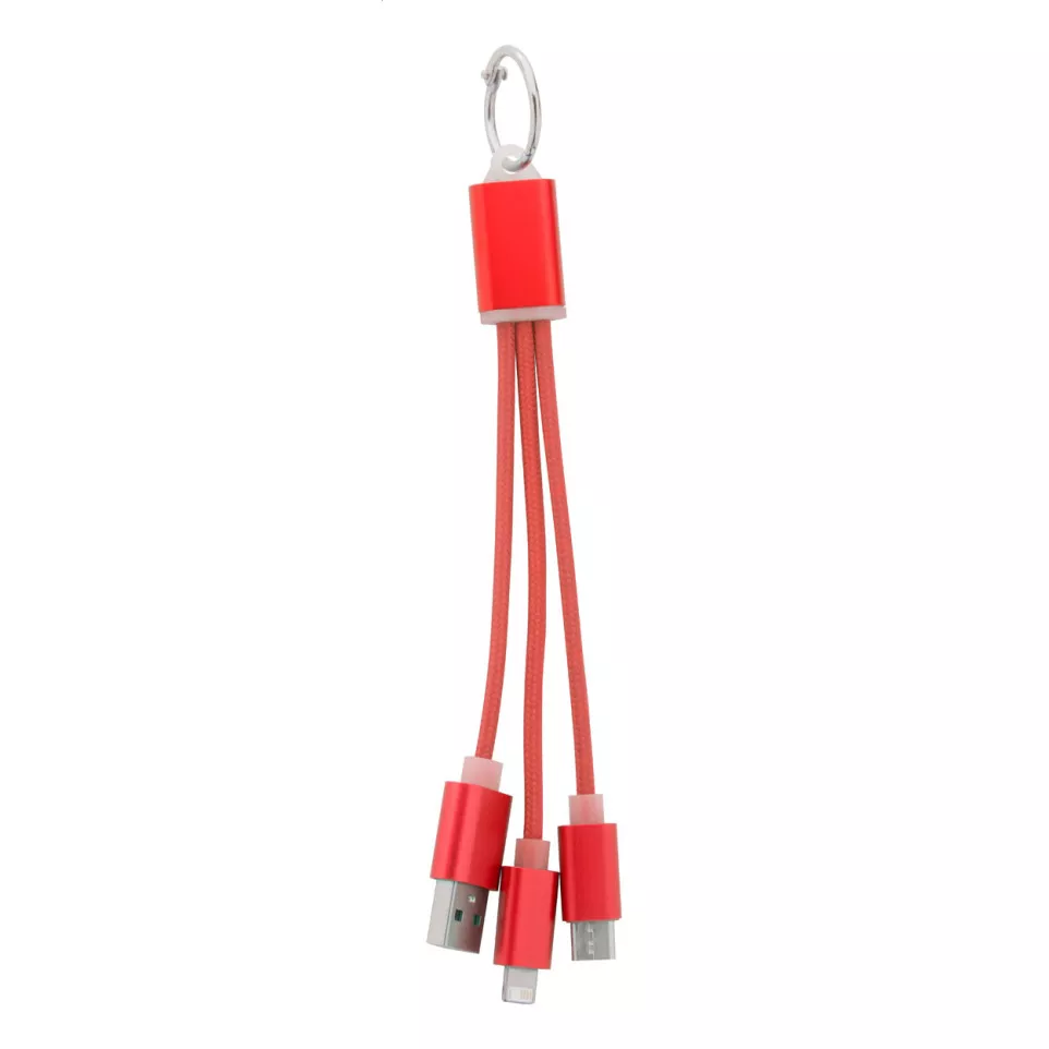 Scolt red  USB charger cable 