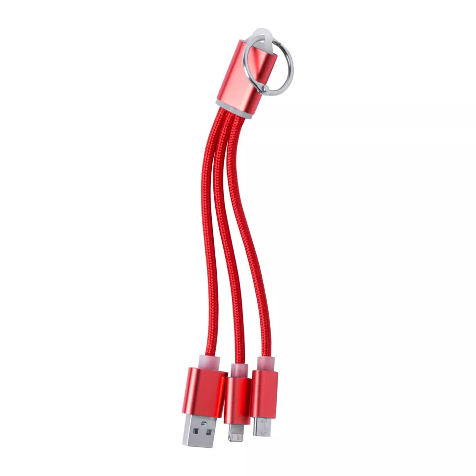 Scolt red  USB charger cable 