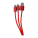 Scolt red  USB charger cable 