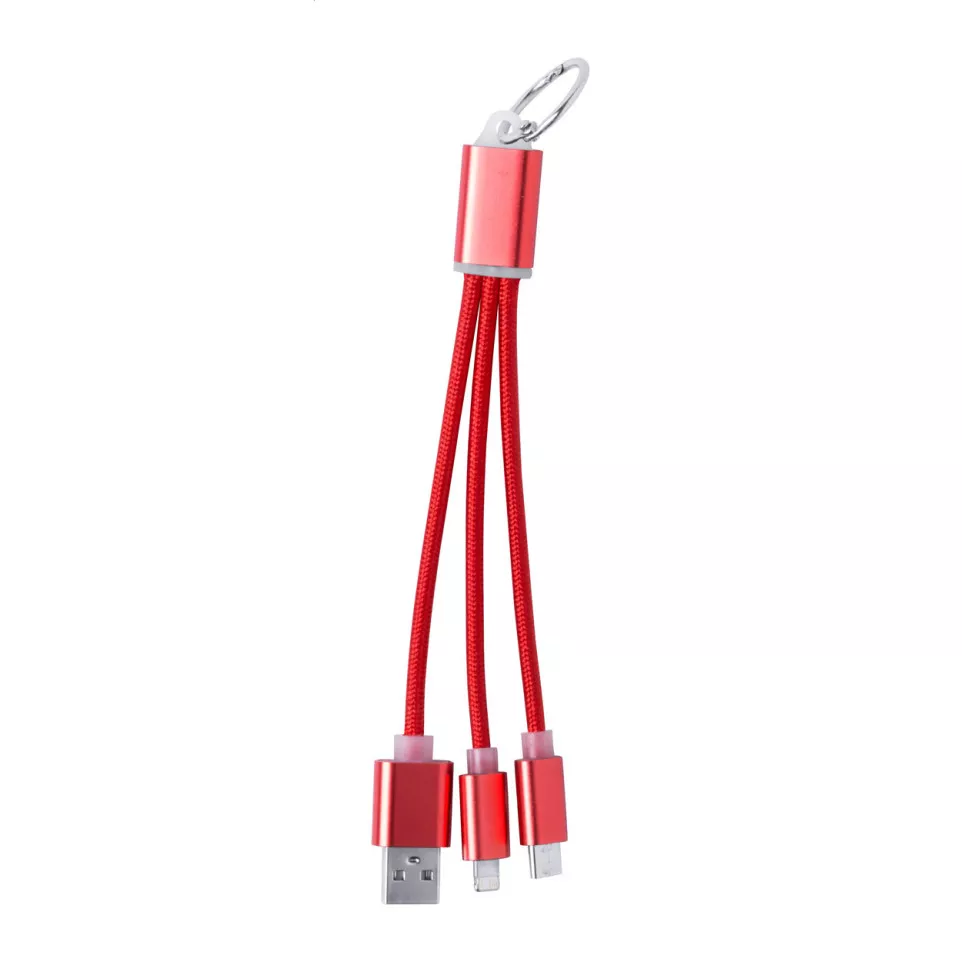 Scolt rood  USB-oplaadkabel 