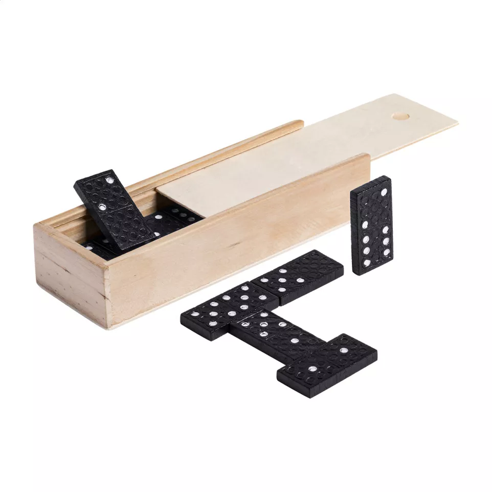 Blamino black natural dominoes 