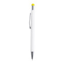 Wirly jaune blanc stylo à bille 