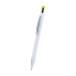Wirly jaune blanc stylo à bille 