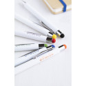 Wirly jaune blanc stylo à bille 