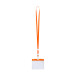 Ballek orange transparent badge lanyard 