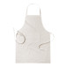 Crudo beige  katoenen schort 