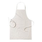 Crudo beige  cotton apron 