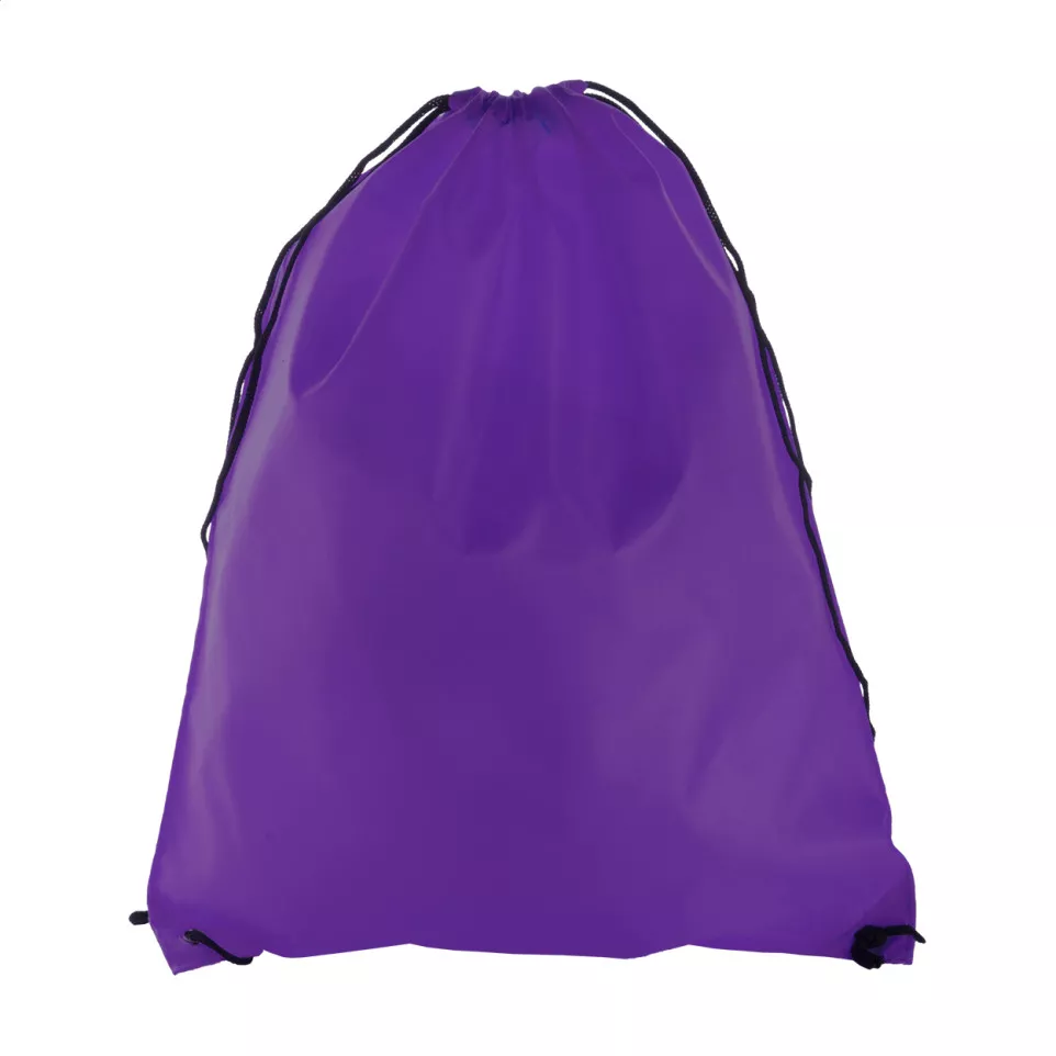 Druuk paars  trekkoord tas 