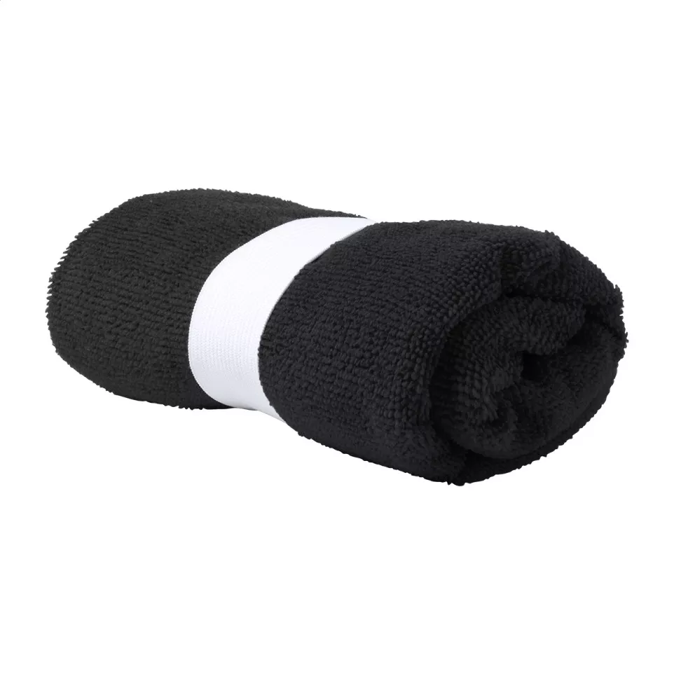 Athletic black  towel 