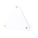 Trinot blanc  bloc-notes avec feuilles adhésives 