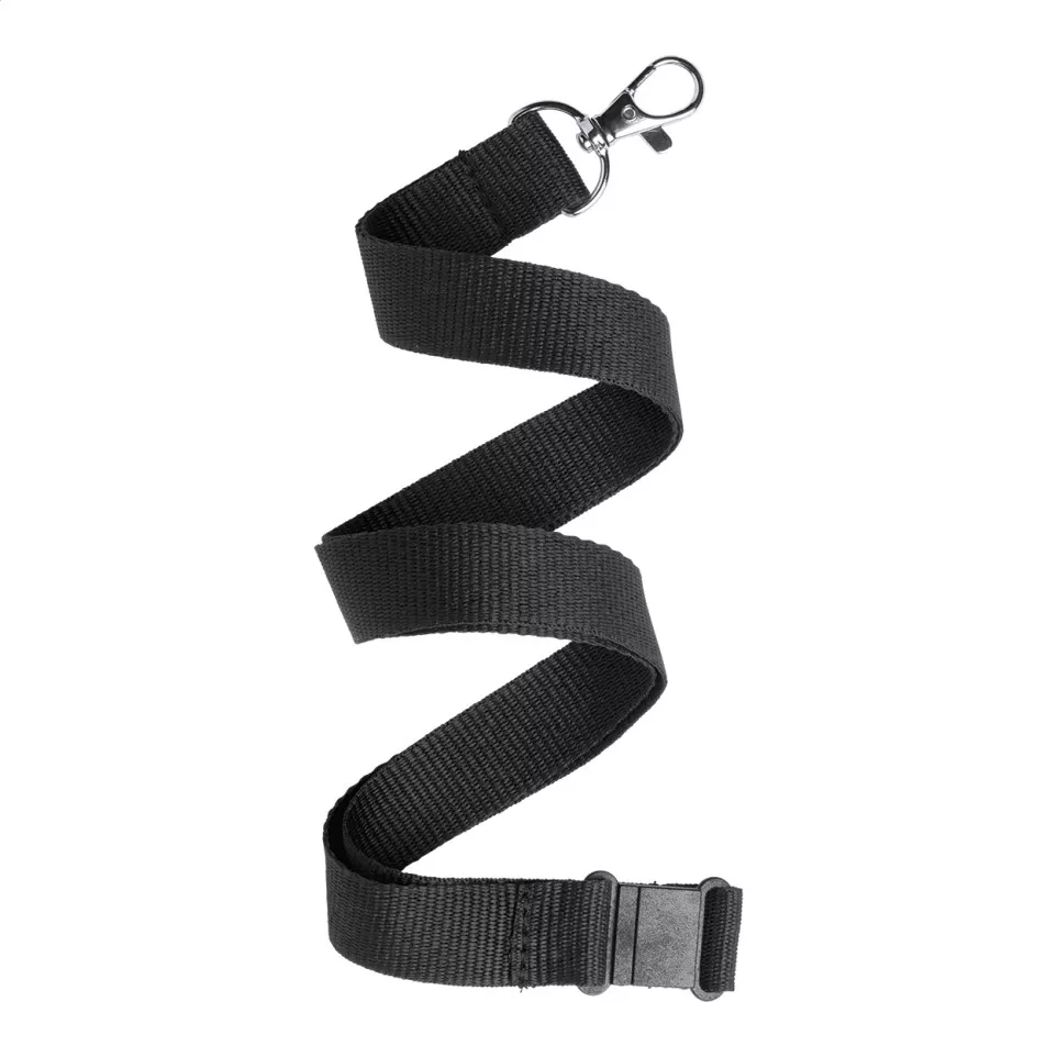 Savent zwart  lanyard 