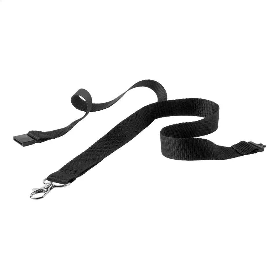 Savent zwart  lanyard 