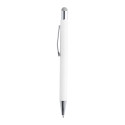 Wirly zilver wit balpen 